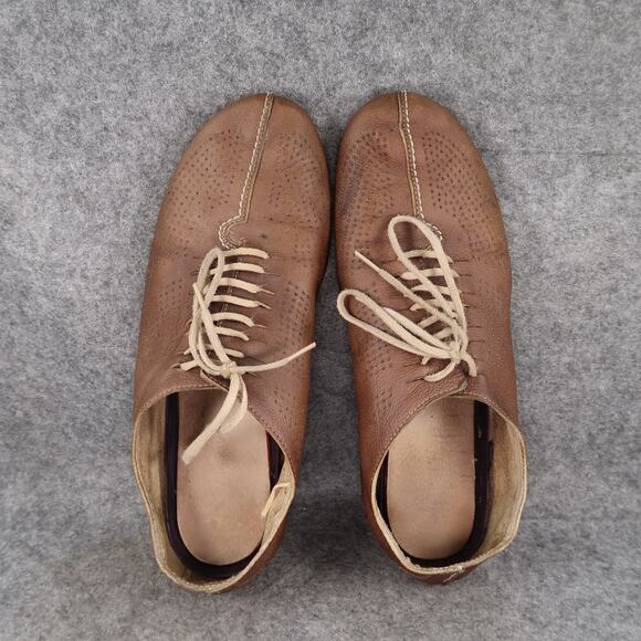 Ryan Rowe Shoes Mens 12 Casual Sneakers Leather Lace Up Brown Round Toe Flat - Picture 7 of 13
